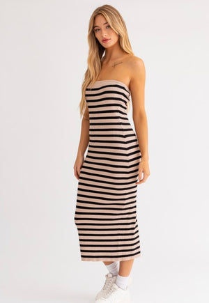 Tube Stripe Dress