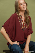 Leo Trim Blouse