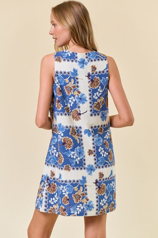 Scarf Print Dress