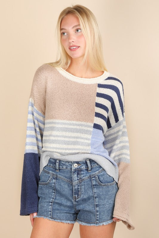 Stripes and Blocks Sweater