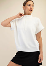 Modal Quarter Zip Top