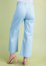Sky Blue Crop Pants