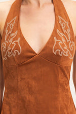 Broadway Suede Dress