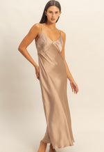 Satin Midi Dress