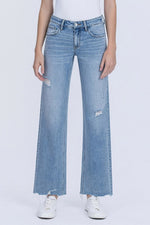 Low Rise Distressed Jeans
