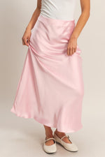 Satin Maxi Skirt
