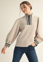 Julia Textured Top