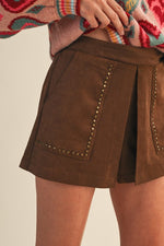 Studded Skort