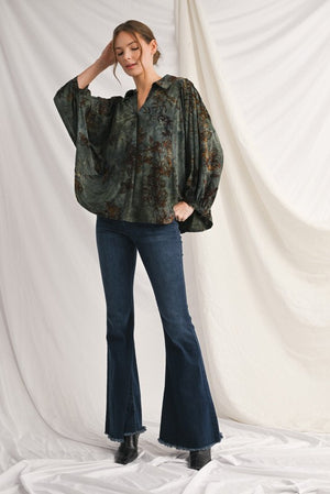Subtle Floral Top
