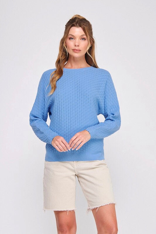 Pointelle Sweater