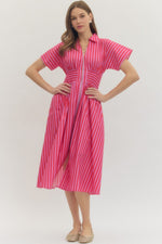 Peppy Stripe Midi