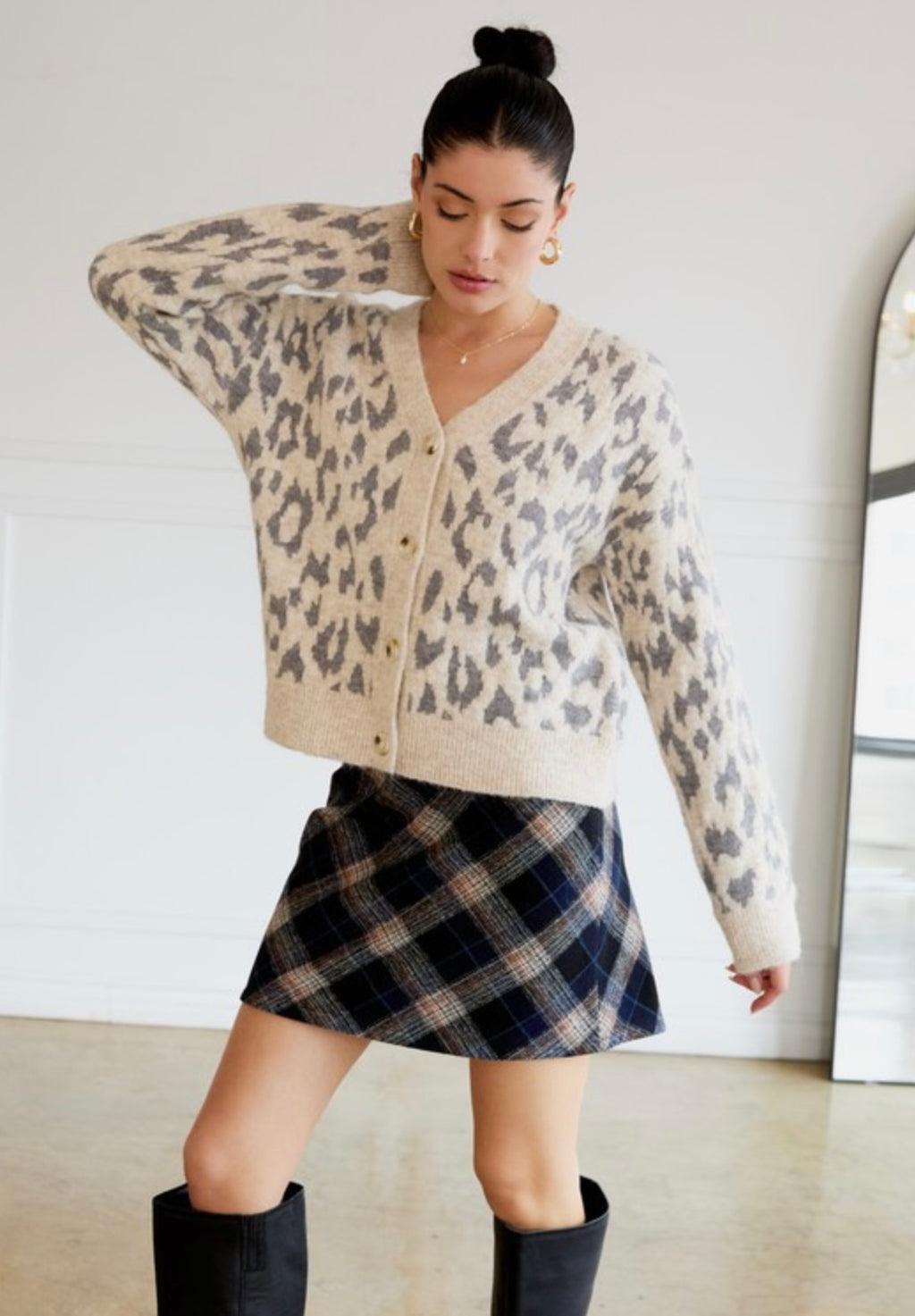 The Leopard Cardigan