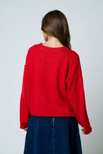 Exposed Seam Cardigan