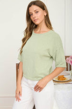 Raw Edge Sweater