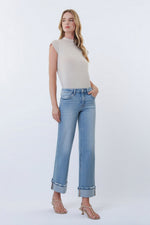 Mid-Rise Slim Jeans