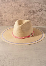 Beige Sheer Brim Sun Hat