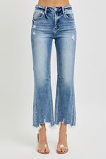 Sarah Distressed Crop Jean