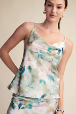 Watercolor Satin Cami