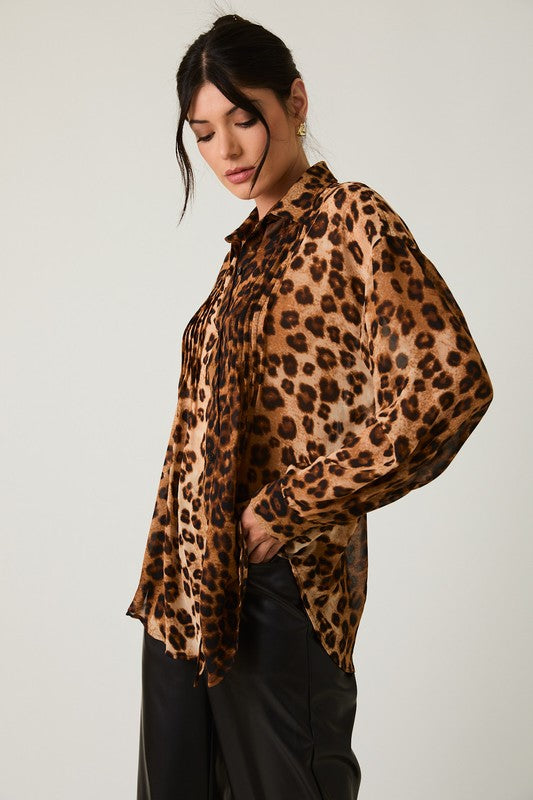 Animal Print Blouse