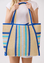 Jennifer Striped Beach Bag