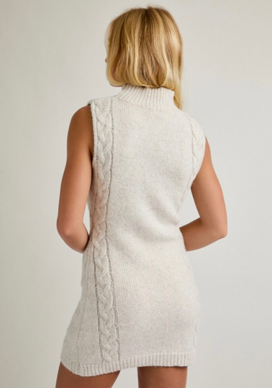 Cable Sweater Dress