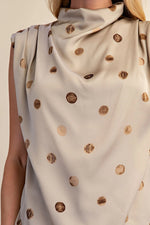 Stunning Polka Dot Top