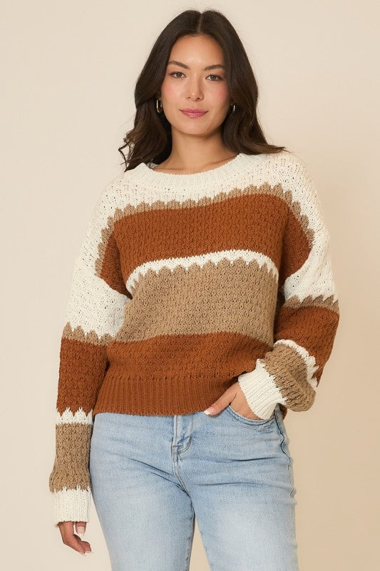 Scallop Knit Sweater