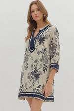 Key Trim Dress