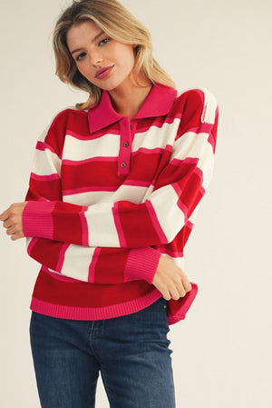 Polo Style Sweater