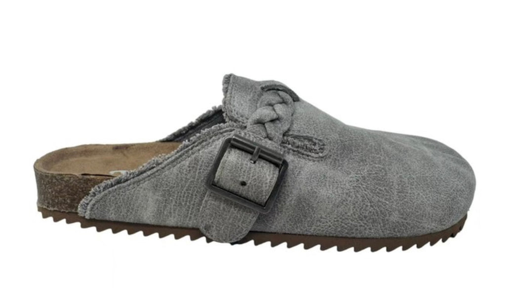 Iris Grey Mule