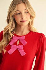 Bow Accent Sweater
