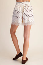 Lace Dotted Shorts