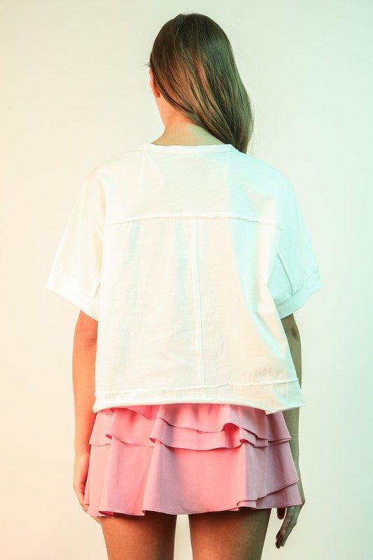Washed Crop Tee