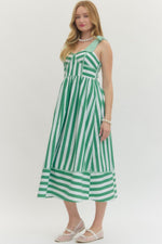 Maddie Striped Midi Dress