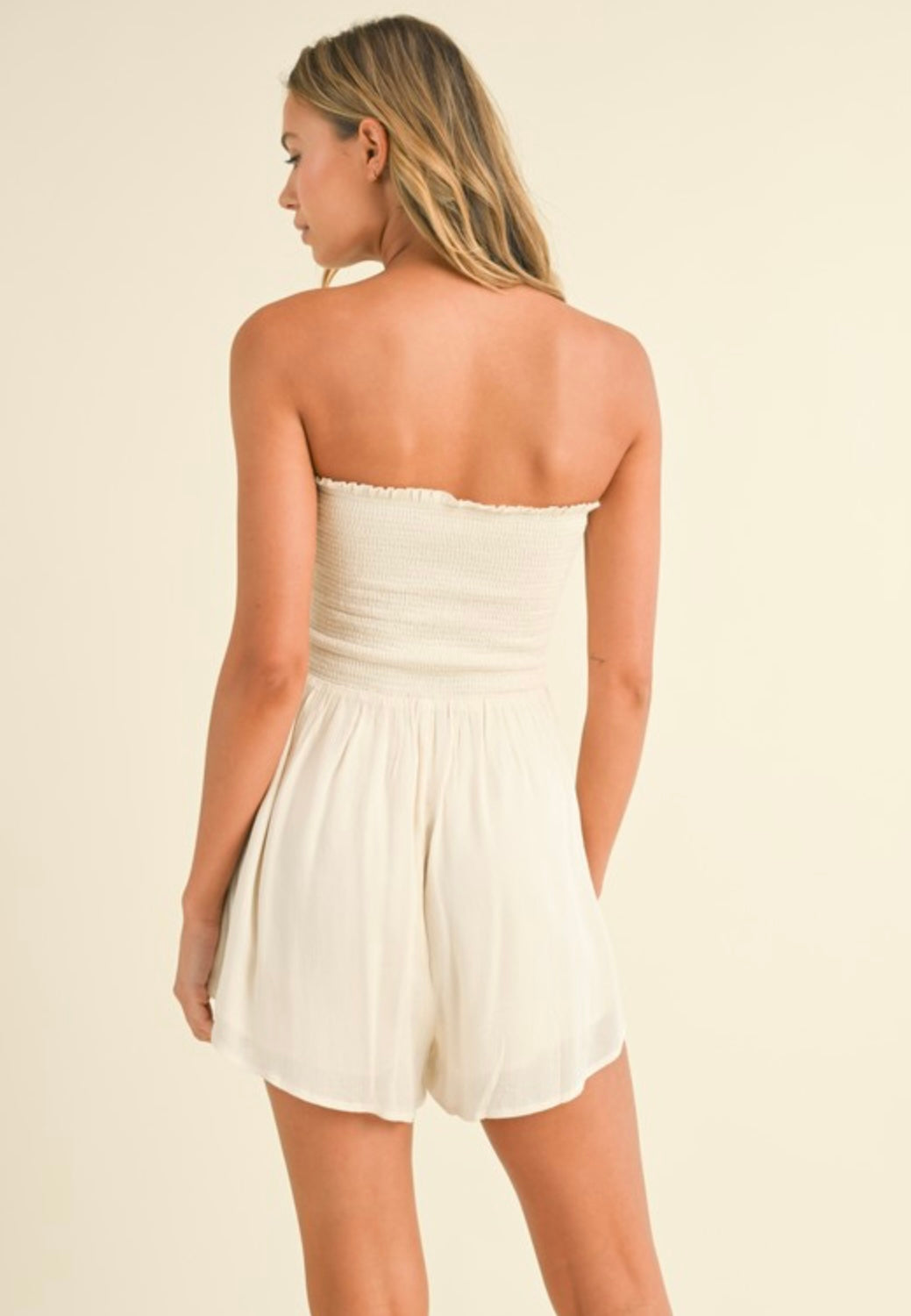 Smocked Tube Romper