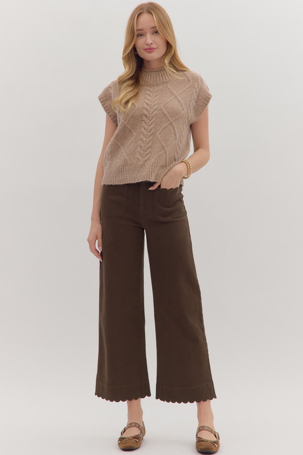 Scalloped Pants