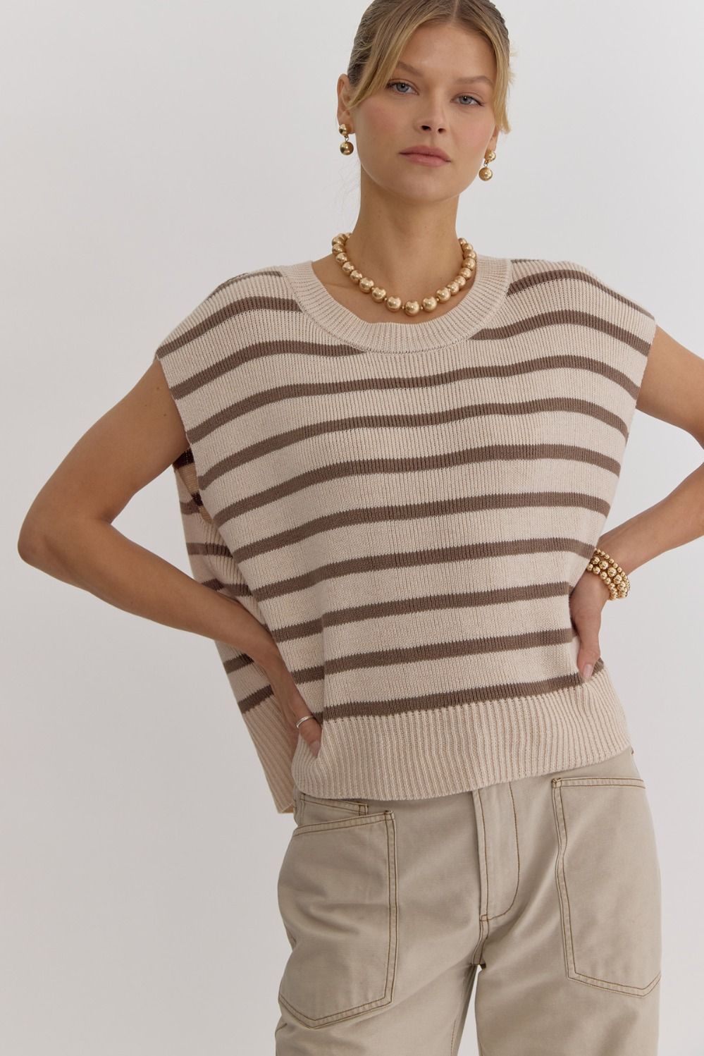 Audrey Stripe Top