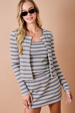 Taylor Stripe Cardigan