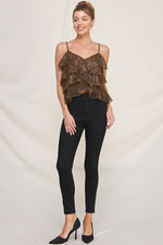 Ruffle Cascade Cami