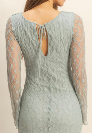 Lace Fitted Dress