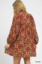 Boho Paisley Dress