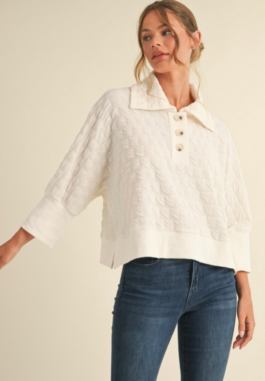 Textured Pullover