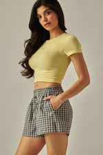 Plaid Boxer Shorts