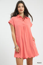 Linen ScallopDress