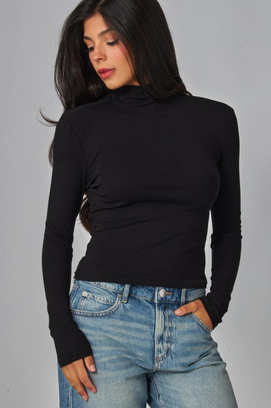 Greatest Mock Neck Top