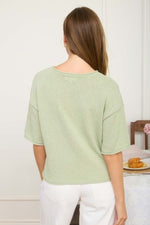 Raw Edge Sweater
