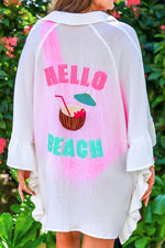 Hello Beach Cover-Up