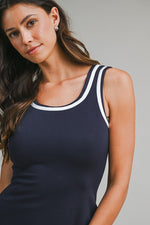 Contrast Trim Athletic Dress