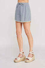 Soft Linen Embroidered Shorts