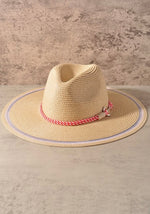 Beige Sheer Brim Sun Hat